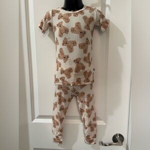 Bums & Roses Teddy Bear Bamboo Pajamas